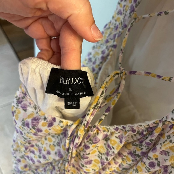 Bardot Marlie Ditsy floral print Mini Dress in Summer Floral Size XL - Picture 6 of 8